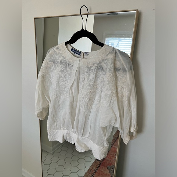 Tops - 1960s Parisian Vintage blouse